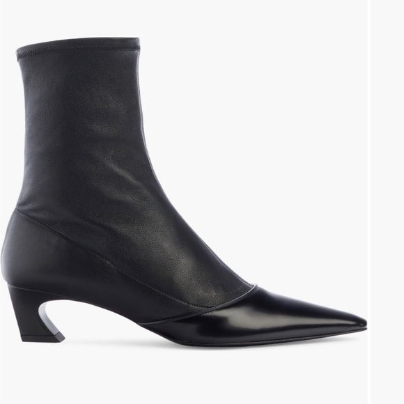Acne Studios Bano black cap toe ankle boots 40=9 - Picture 1 of 6